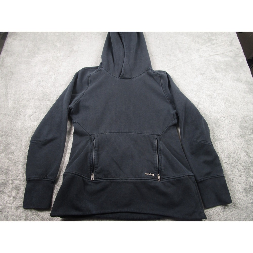 Oakley Sweater Womens Medium‎ Black Hoodie Pockets Pullover Casual